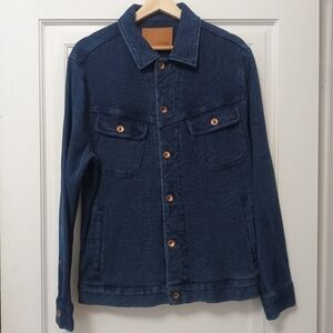 Taylor Stitch Long Haul Jacket in Indigo Waffle - M